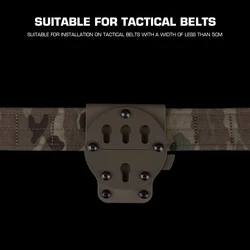 G-CODE Cinturón táctico MOLLE ajustable con base