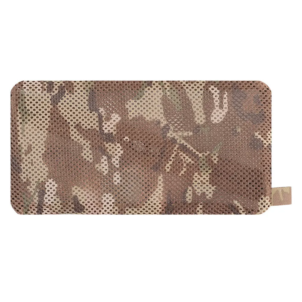 Bolsa de malla táctica de 6x12 pulgadas, bolsa de red para exteriores, senderismo, caza, Wontons, artículos diversos, Camping, Airsoft, bolsillo Diagonal con cremallera - imagen 3