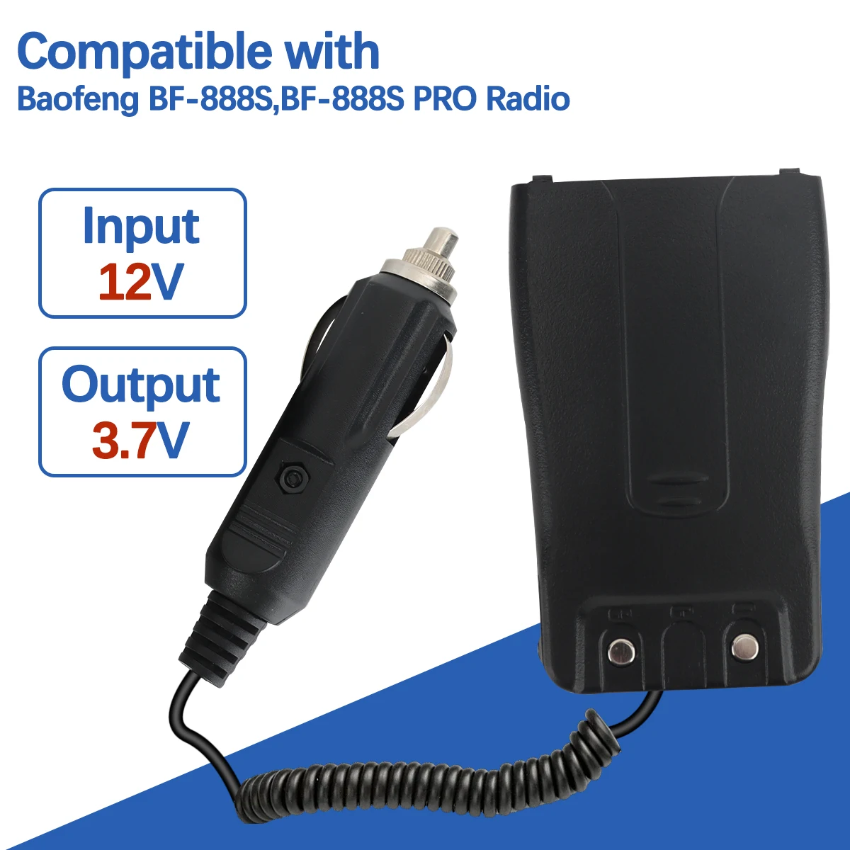 Baofeng BF-888S eliminador de batería de Radio bidireccional para Baofeng BF-777 BF-666S BF-888S accesorios de Walkie Talkie de Radio bidireccional - imagen 3