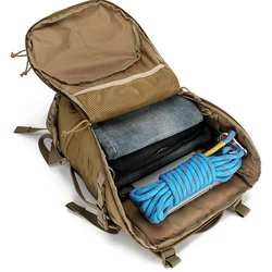 Mochila táctica multifuncional gran capacidad para trekking y caza