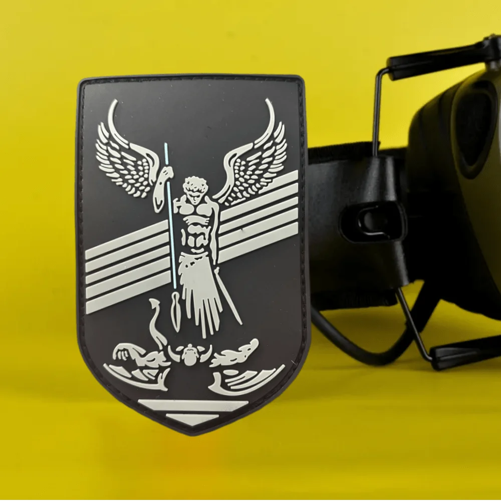 Parche táctico de moral "buenos siempre ganancias", parches de gancho y bucle de PVC, insignia militar del Arcángel, brazalete, mochila, pegatinas para ropa - imagen 4