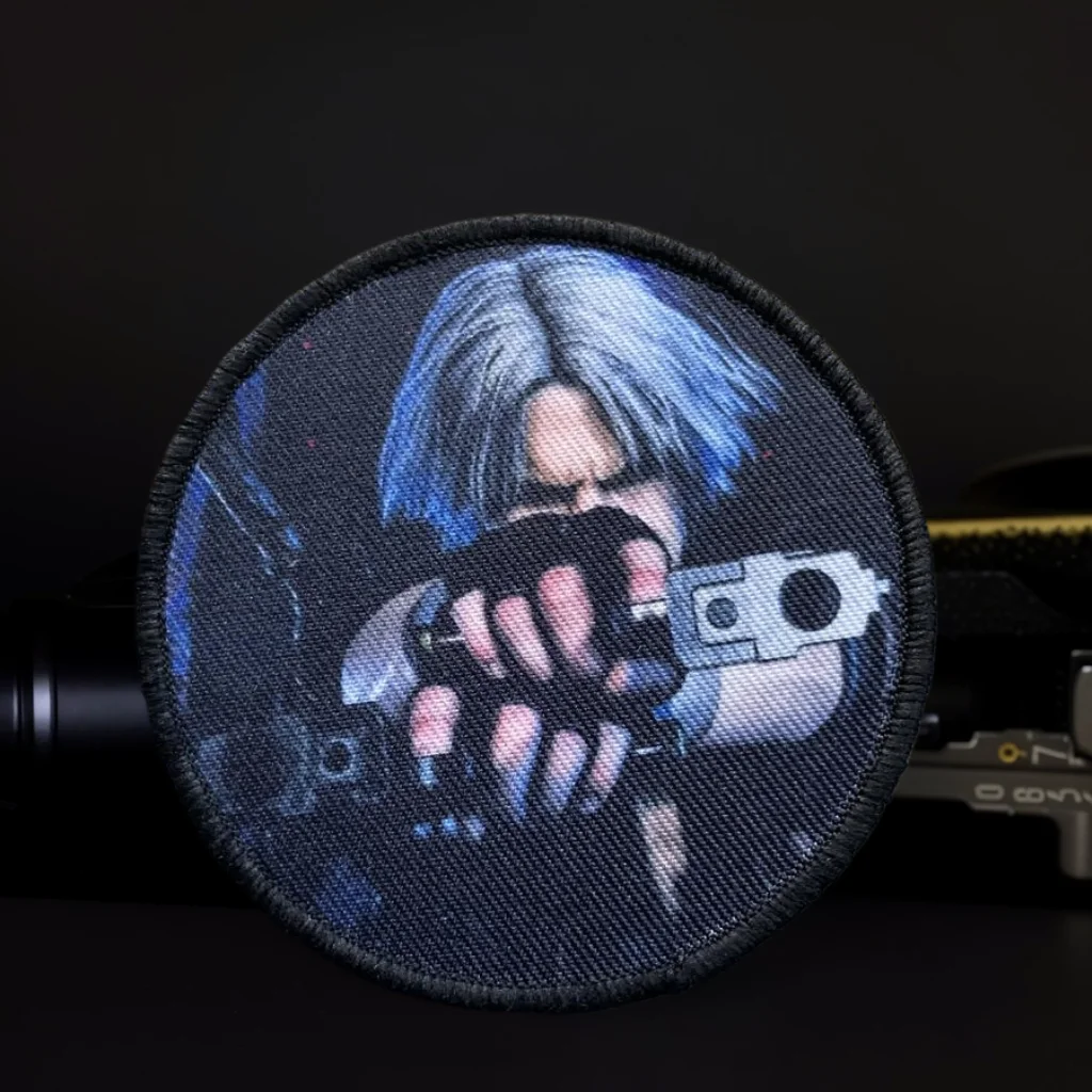 Parche táctico Devil May Cry, parches con emblema de gancho y bucle, insignia de moral militar, brazalete, pegatinas para mochila