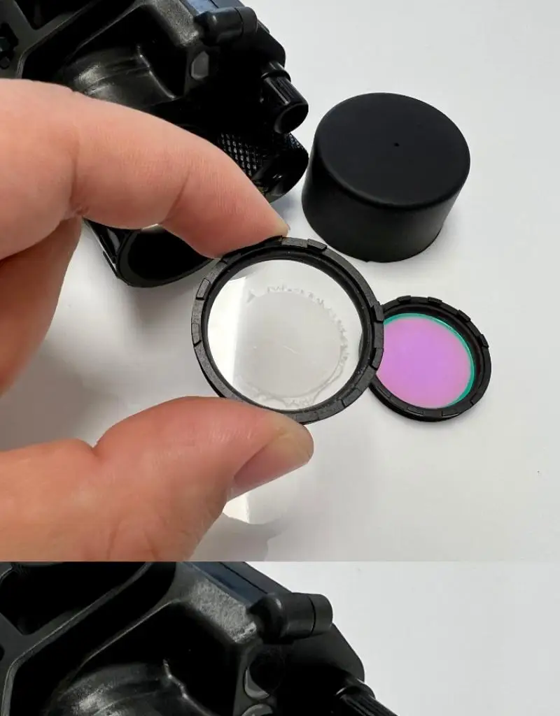 Gafas de visión nocturna, protector de impacto BB, protección de lente PVS, rosca LIF para PVS14 MUM/NVM - imagen 5