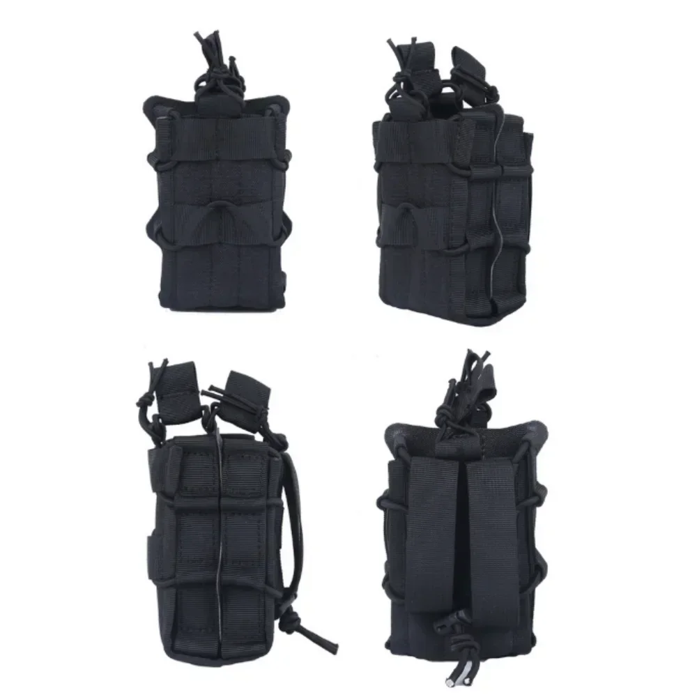 Bolsa Molle individual doble para revista M4 M14 M16 AR15 G36, herramienta de caza para exteriores, soporte para cintura Mag - imagen 5