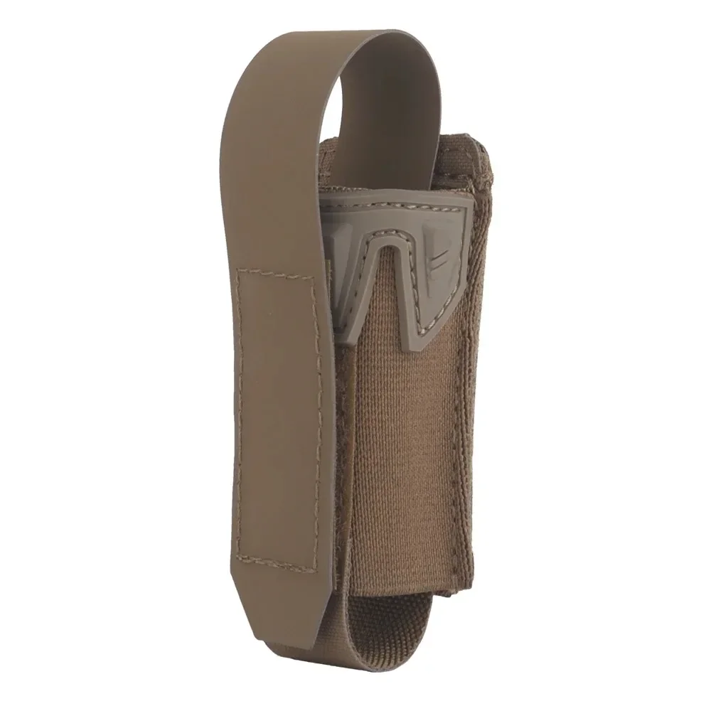 Bolsa mag individual tipo K de 9MM, bolsa para revista de pistola de caza con placa de cubierta protectora, cinturones tácticos MOLLE de liberación rápida, equipo - imagen 2