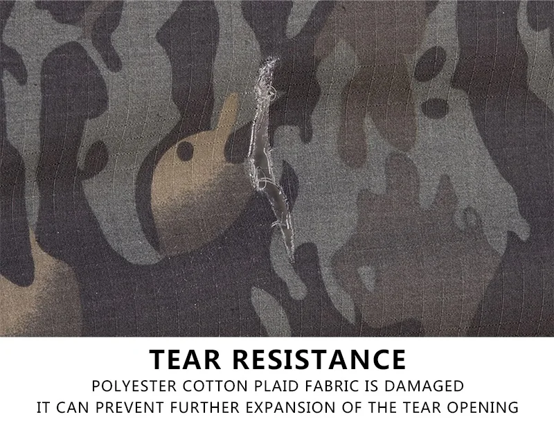 Pantalones deportivos tácticos al aire libre para hombres, pantalones de trabajo transpirables resistentes al desgaste, pantalones para correr, senderismo, ropa de camuflaje para pesca - imagen 4