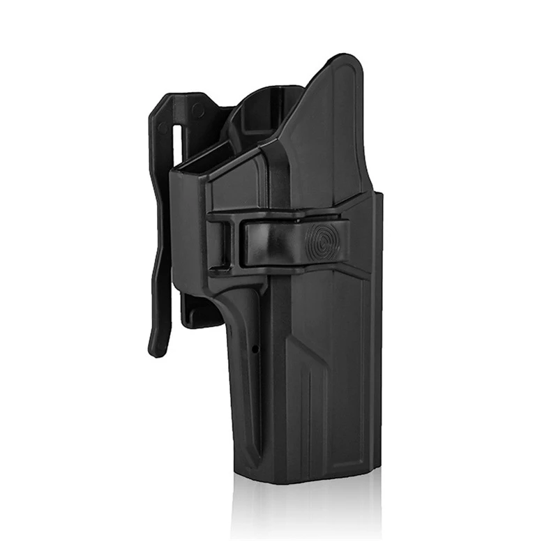 Funda para G17 22 31 (Gen 1-4) 360 °   Funda de transporte abierta con bloqueo automático táctico ajustable, funda de transporte compatible con G17 G22 G31 OWB - imagen 3