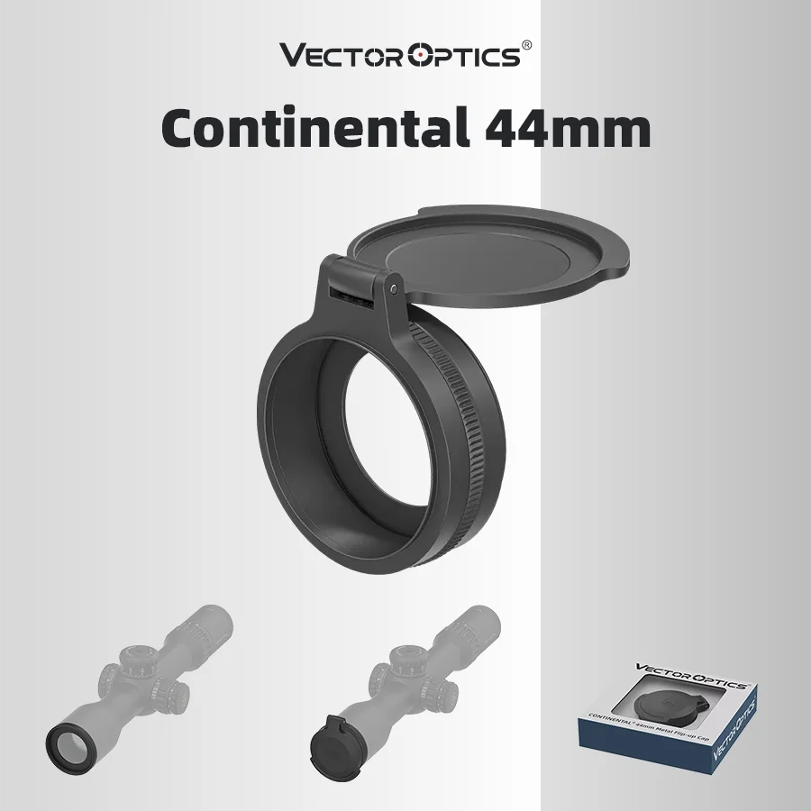 Tapa abatible para objetivo de óptica vectorial, compatible con Continental de 44Mm, accesorios de caza de aleación de aluminio 6061-T6 resistentes