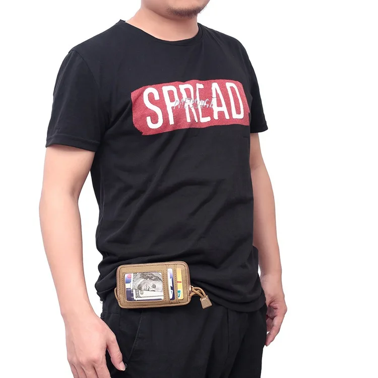 EDC Accessories-riñonera pequeña multifunción, bolsa para tarjetas, bolsa para llaves, cambio de monedas Mini BOLSA PARA, viaje al aire libre - imagen 3