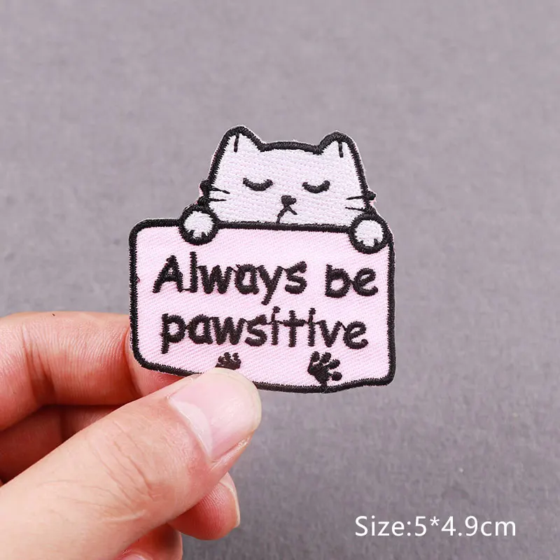 Parche de gato aguacate, parche Fusible/bordado, parches para planchar para ropa, parches termoadhesivos para ropa, chaqueta, Jeans, pegatina - imagen 5
