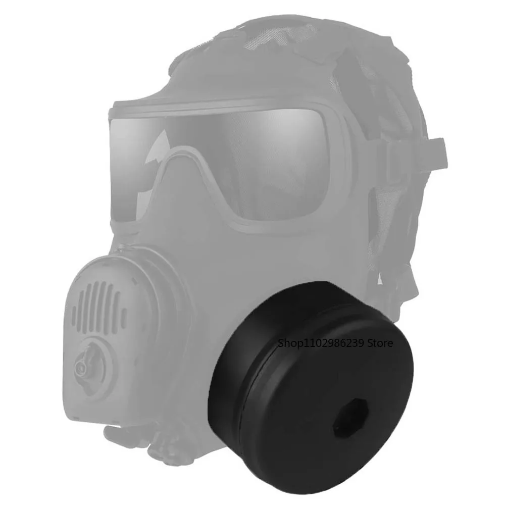 Filtro de máscara de Gas táctico M53, tanque, modelo simulado con ventilador para caza, Cosplay, Airsoft, Paintball, accesorios de máscara FM53