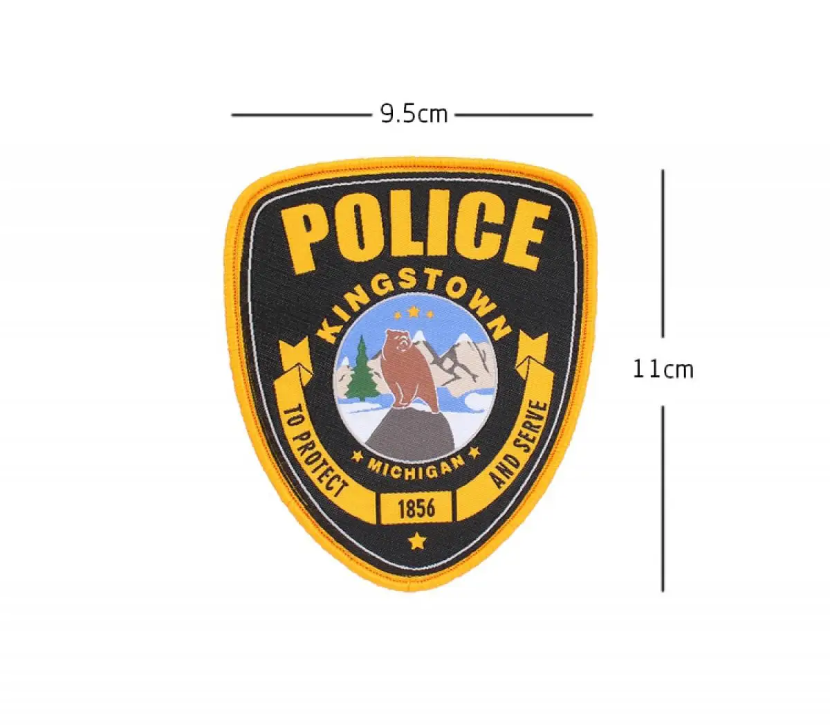 Brazalete mágico táctico bordado con gancho y lazo de tela 500D para Cosplay Poli - imagen 4