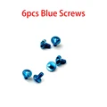 6pcs Blue