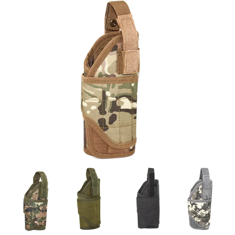 Chaleco táctico de montaje MOLLE, bolsas de pistola, soporte de pistola de Tornado ajustable de nailon para G17 M9 CZ 75 G2C 1911 P226 P99 Revolver