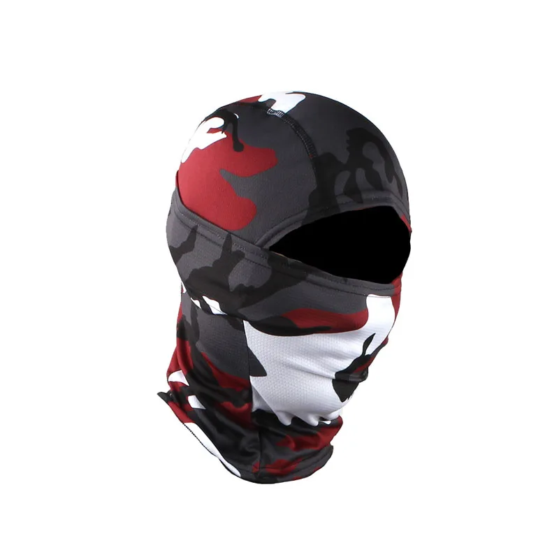 Máscara táctica Unisex con estampado de camuflaje, pasamontañas, gorro de polaina para el cuello, cubierta de cara completa, equipo para acampar y senderismo - imagen 4