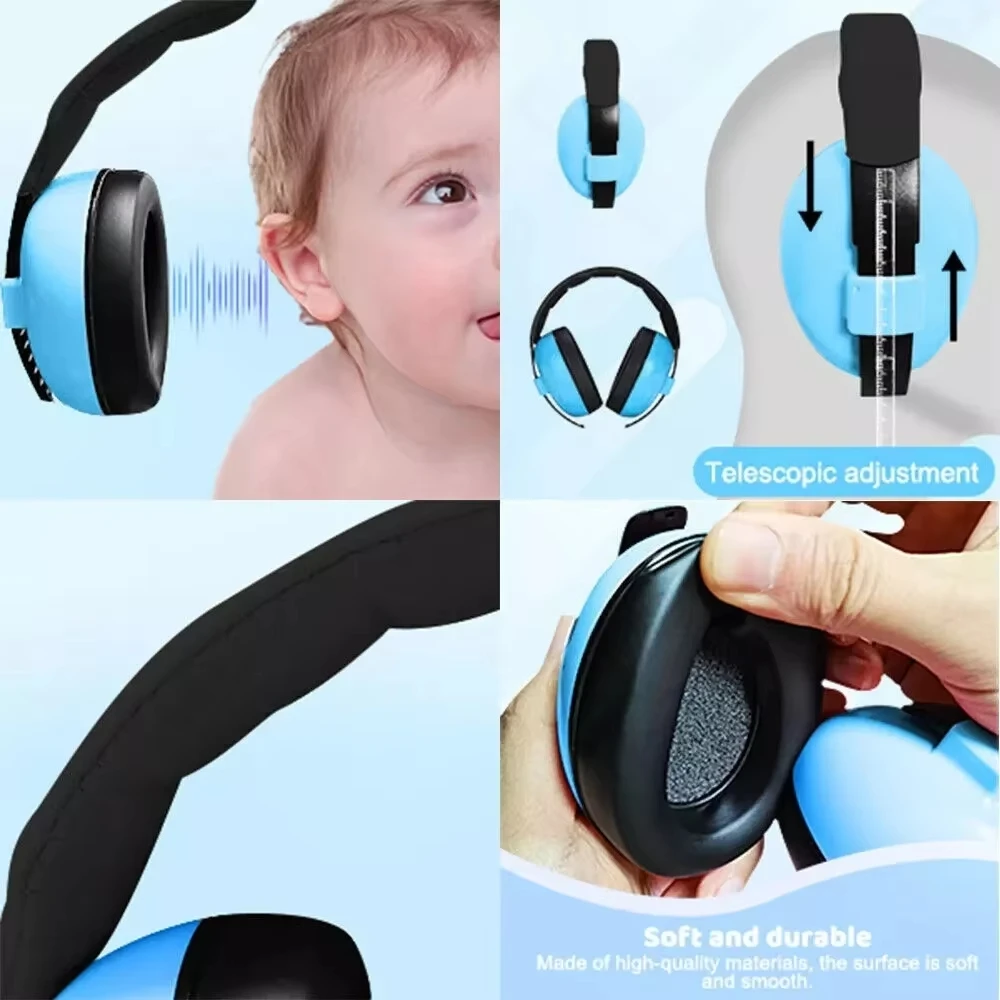 Orejera antiruido para niños, protección para los oídos de bebé, auriculares para dormir, tapones para los oídos para dormir - imagen 4