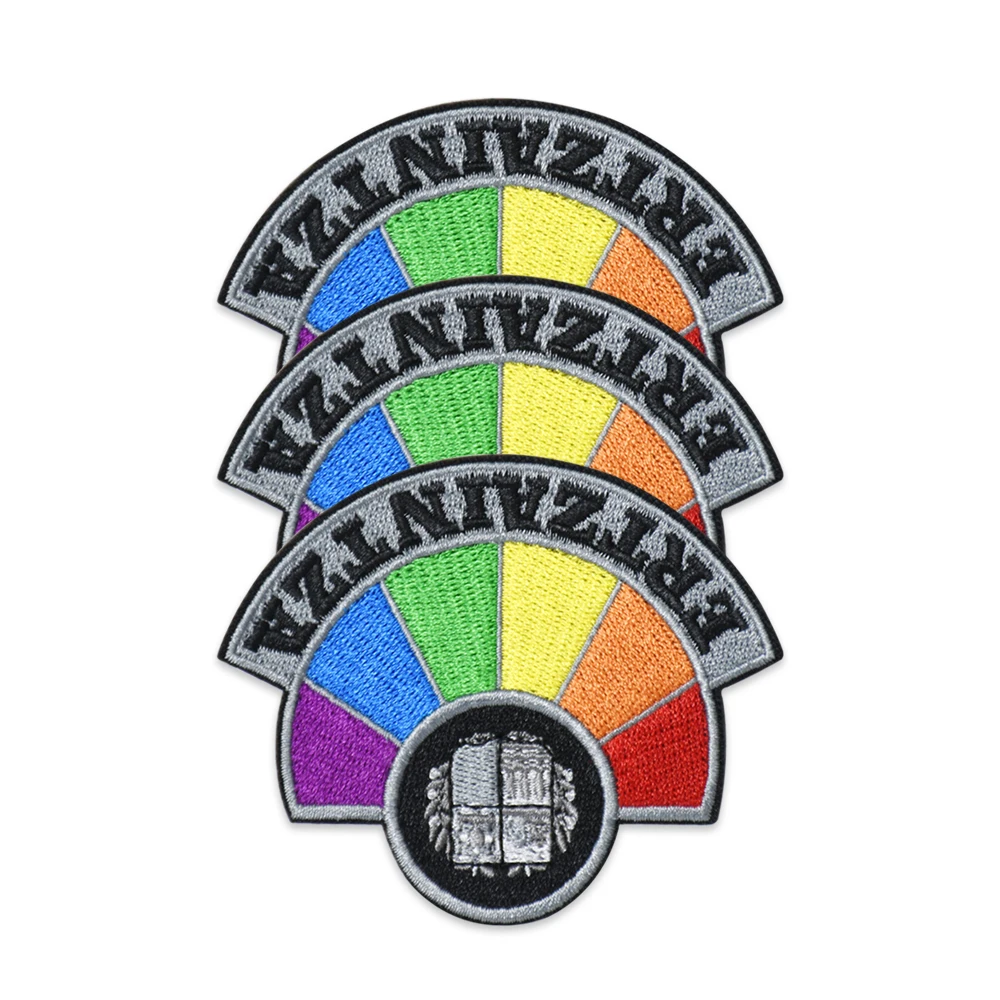 ERTZAINTZA parches bordados de letreros coloridos para ropa, apliques de chaquetas para planchar, parches frescos, insignias de ropa de costura - imagen 4