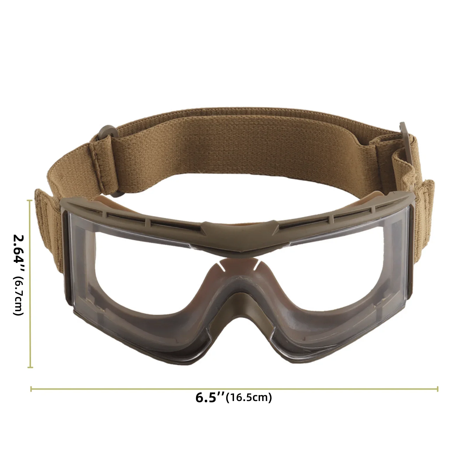 Gafas tácticas con protección UV, lentes antideslumbrantes, gafas protectoras resistentes a impactos que se ajustan al casco ARC Rail para Airsoft - imagen 3