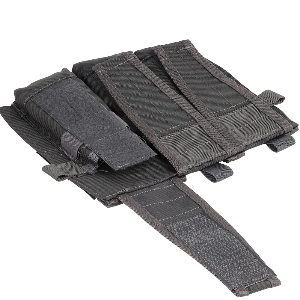 Portador de placa JPC 5.56 Bolsa triple magnética |   Portarrollos de panel frontal compatible con MOLLE |   Para accesorios de aventura de caza - imagen 5