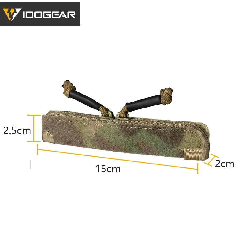 IDOGEAR Inserto de tira de cremallera para chaleco de combate JPC2.0 Accesorios de bolsillo con gancho y bucle Cremalleras dobles 5,9 "de longitud Paquete de 2 3943 - imagen 5