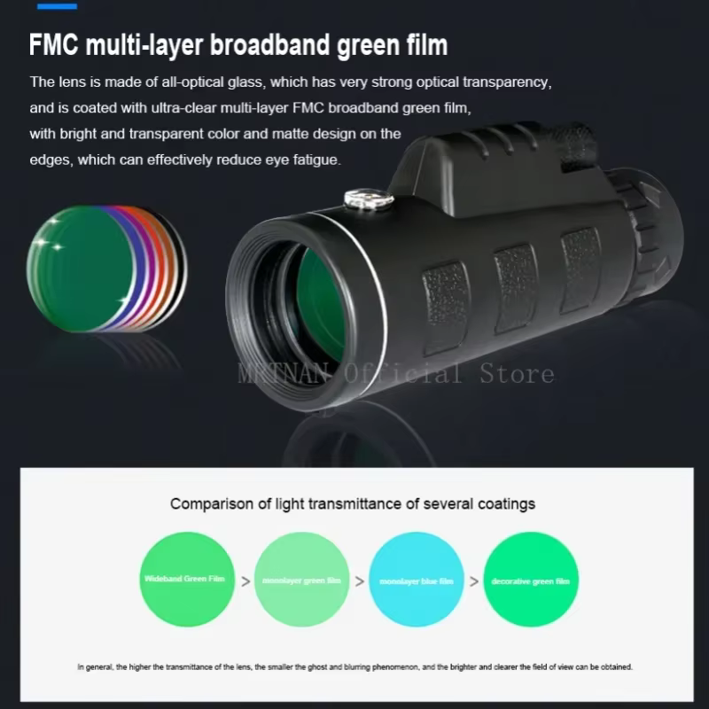 Binoculares tácticos HD con zoom y visión nocturna para caza - imagen 5