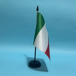 SKY Bandera Italia poliéster decorativa para escritorio