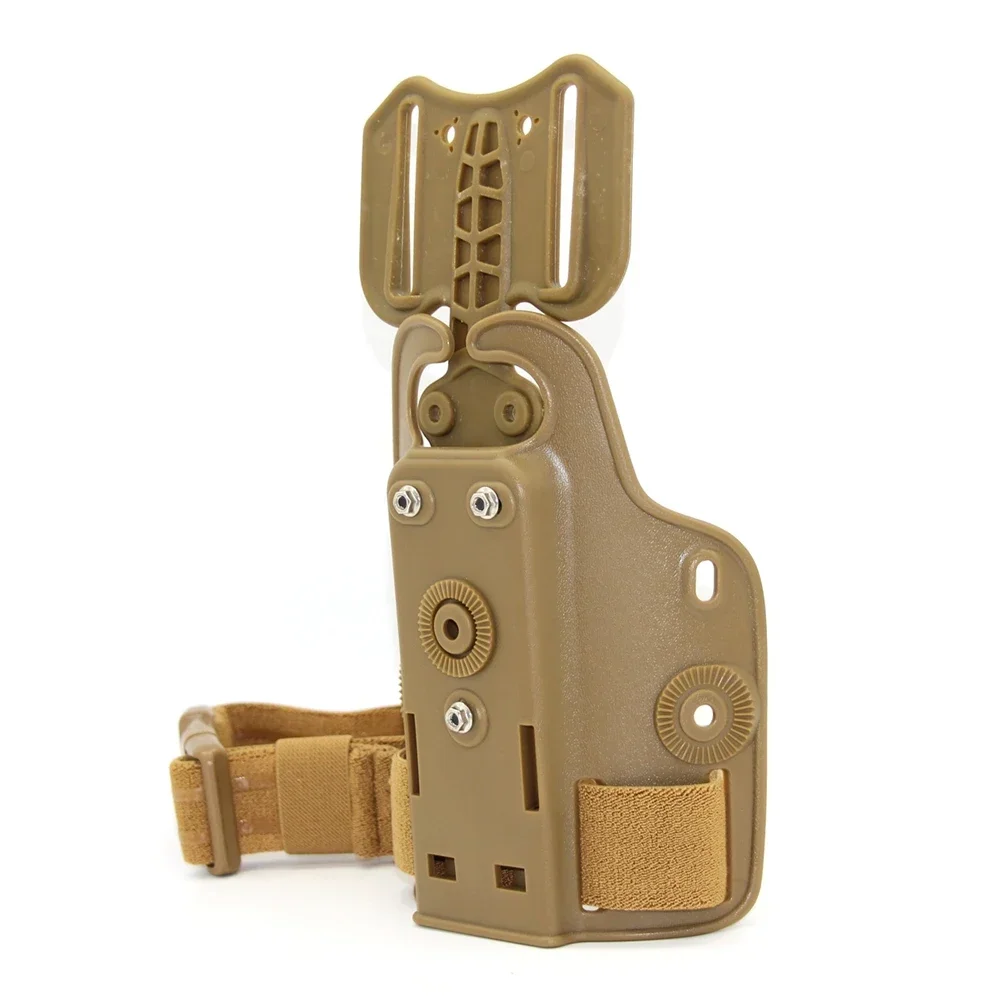 Fundas con plataforma, plataforma de pierna caída, universales, Panel de fundas para pierna caída, accesorio de caza para GL 17 19 M9 Colt 1911, accesorios - imagen 4