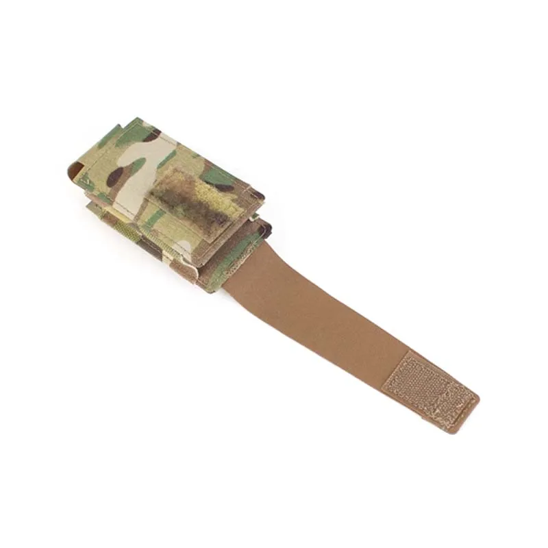 Chaleco táctico Molle Flash Bang, bolsa con tapa multifunción, artículos diversos, Camuflaje - imagen 4