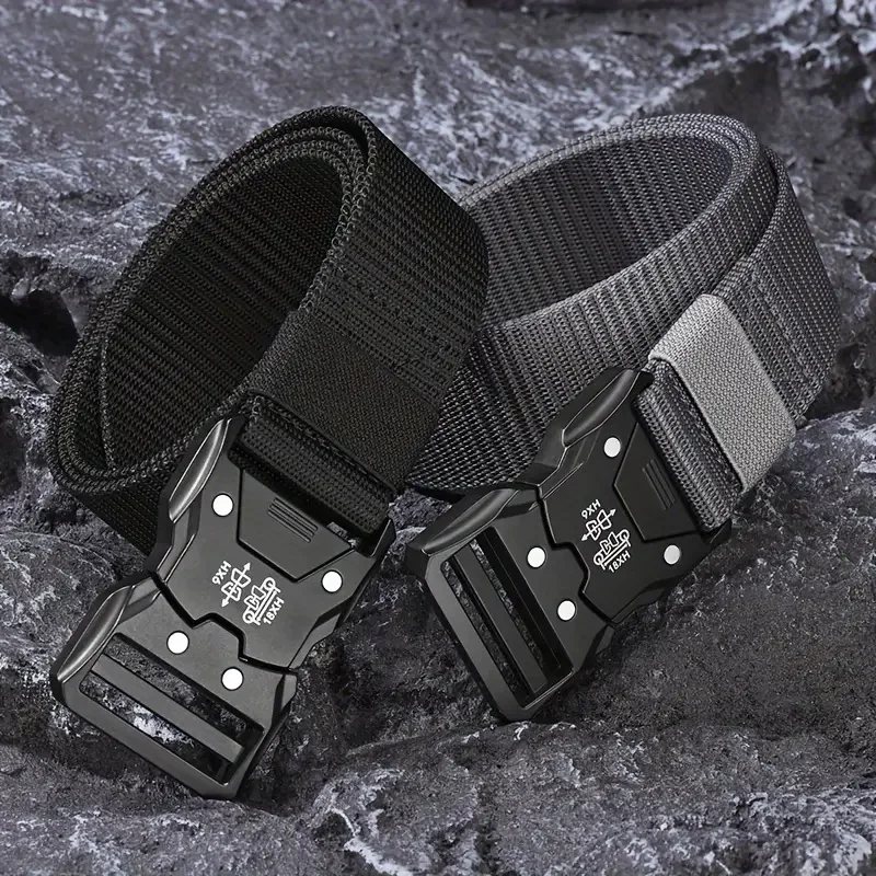 Cinturón táctico hebilla automática resistente outdoor unisex - imagen 3