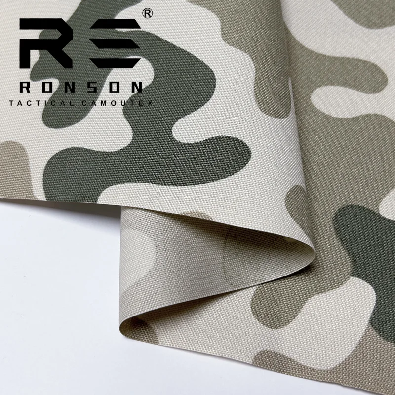 Tela táctica de camuflaje del desierto polaco de nailon 500D, bolsa impermeable y resistente al desgaste, tela para chaleco táctico - imagen 3