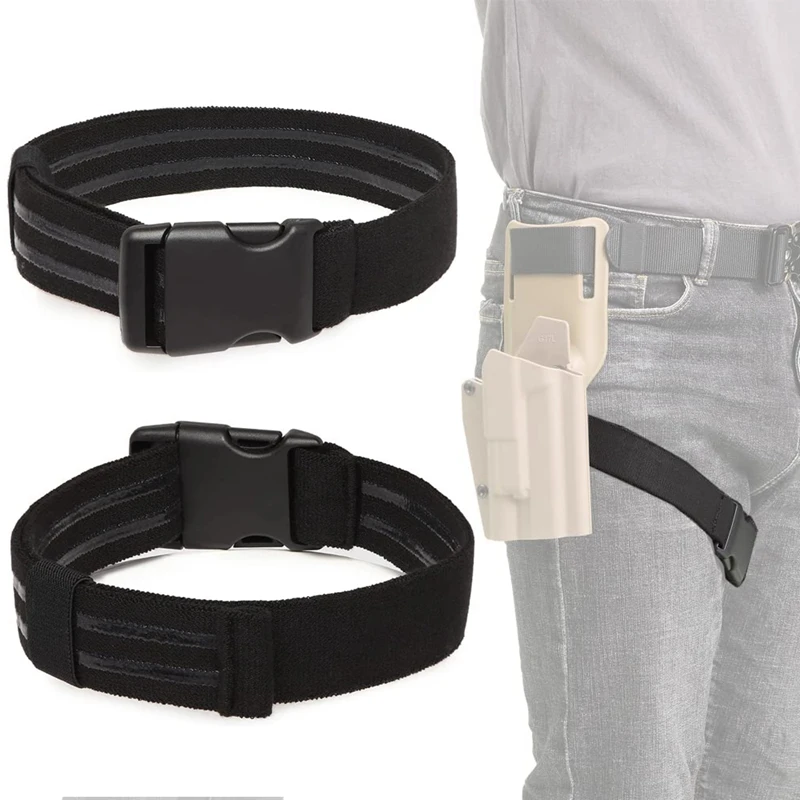 Conjunto de plataforma de pierna táctica, correas para el muslo de caza, cinturón de ancha baja, funda de paleta BElt, colgador de correas para piernas con hebilla de liberación rápida - imagen 2