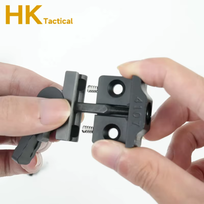 Soporte linterna táctica QD para riel Picatinny, aluminio - imagen 3