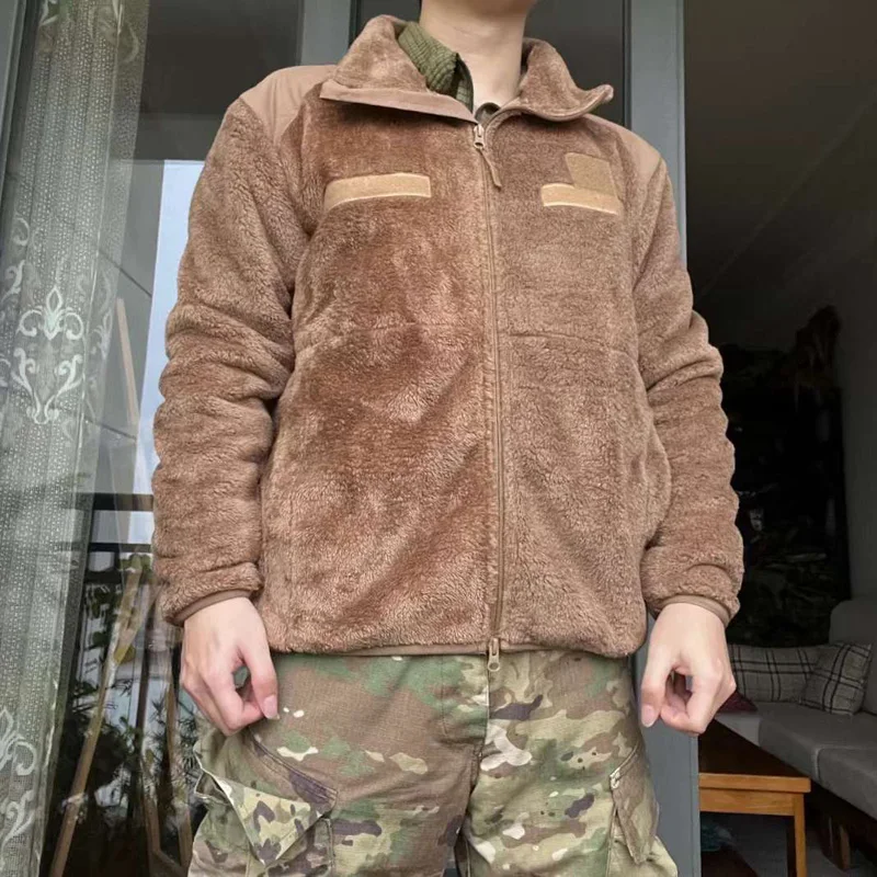 Chaqueta para acampar al aire libre L3, forro grueso largo y frío, a prueba de viento, gris, marrón, negro - imagen 5