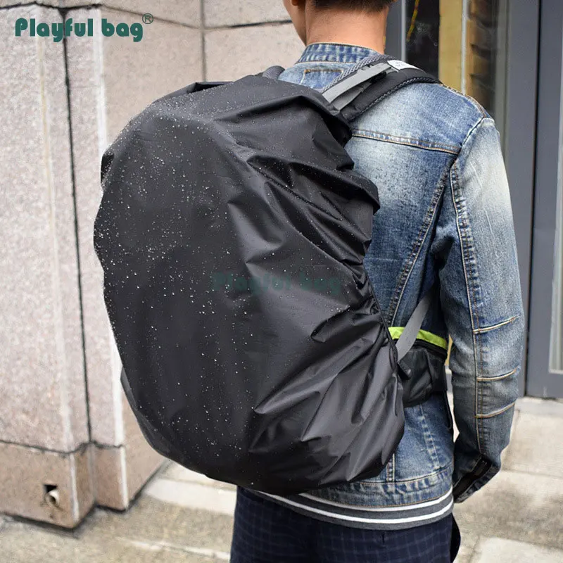 Mochila impermeable de 10-80L, cubierta de tela 190T para exteriores, bolsa de viaje, accesorios, AVA62 - imagen 5