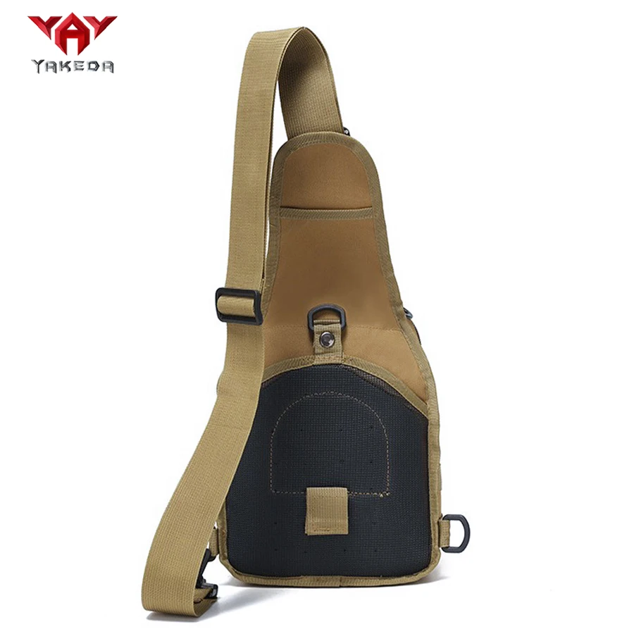 YAKEDA Bolso bandolera multifuncional para exteriores, paquete de pecho de viaje informal, bolso cruzado duradero para uso diario para hombres y mujeres - imagen 4