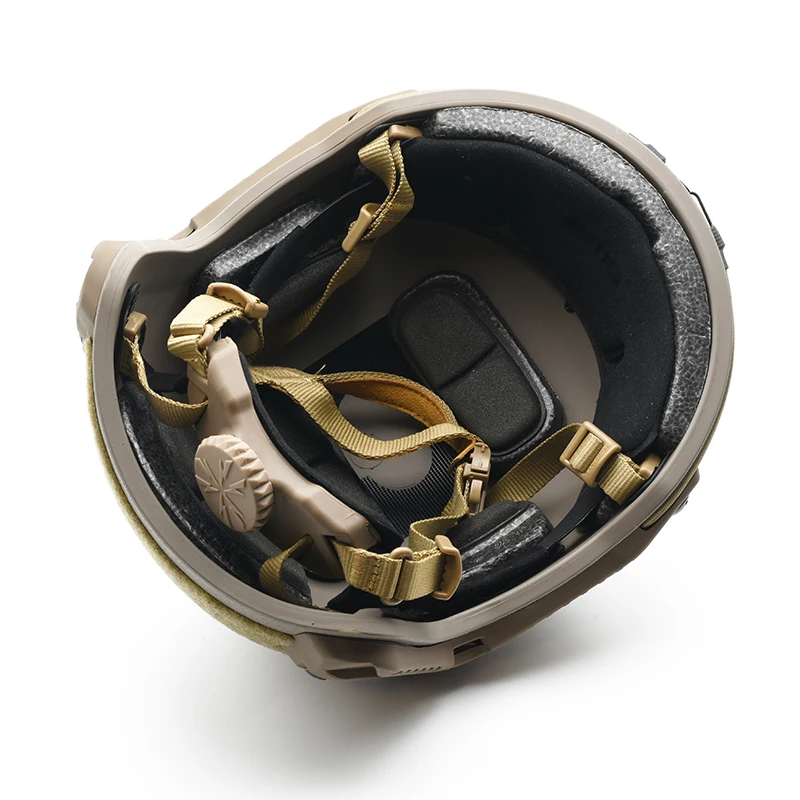 Casco táctico DE corte superalto para exteriores, protector DE Color, edición limitada, Airsoft - imagen 3