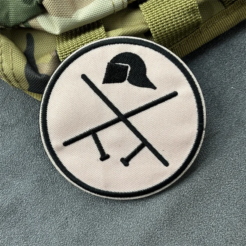 Parche bordado táctico para ropa, parches de gancho y bucle, pegatinas para mochila - imagen 4