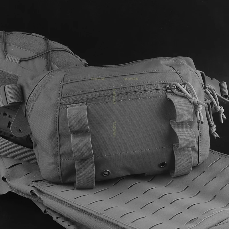 Caja de brunch táctica, chaleco de caza, portador de placa, colgante Abdominal, bolsa de caída, organizador CS Airsoft, bolsa de cintura de almacenamiento - imagen 4