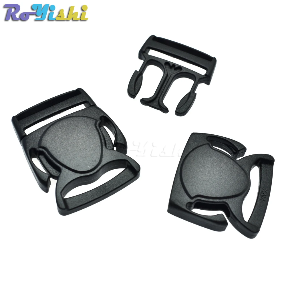 Hebillas de Liberación lateral de plástico, correas de mochila adelgazantes para deportes al aire libre, bolsa de viaje, accesorio, 3/4 "(20mm) - imagen 4