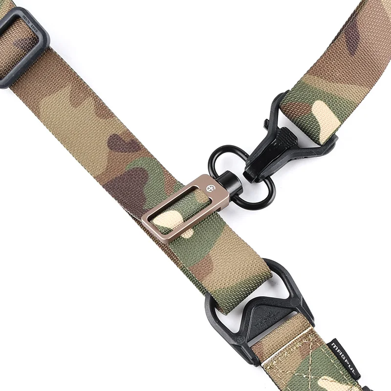 WADSN-Adaptador de conversión de eslinga QD Convertible, táctico, 2 a 1 punto, 1 pulgada/1,25 pulgadas, Metal M4 AR15, accesorios MS12 - imagen 3