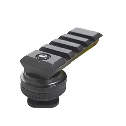 Riel táctico de aluminio de 21mm, montaje Picatinny, buscador de vista de punto rojo y Base de mira óptica para fotografía de cámara DSLR Canon/Nikon