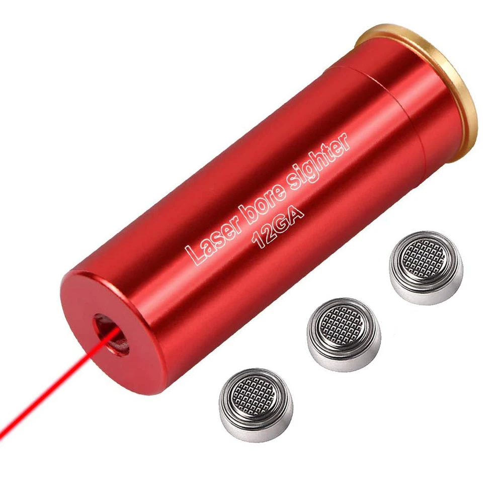 Láser rojo Bore Sighter entrenamiento bala Boresighter 9mm 12GA 20GA.223.308 7.62x39.308 6.5GRE vista para tiro de caza - imagen 4
