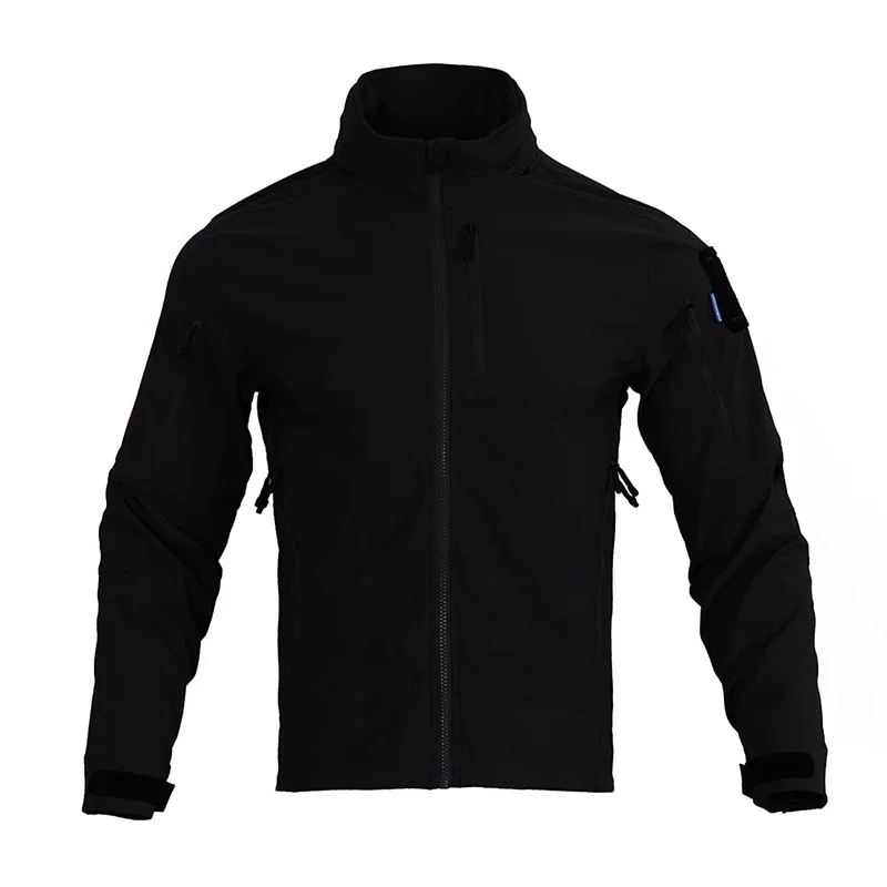 Emersongear etiqueta azul niebla táctica a prueba de viento abrigo de concha suave chaqueta trajes de combate al aire libre senderismo Camping caza - imagen 3