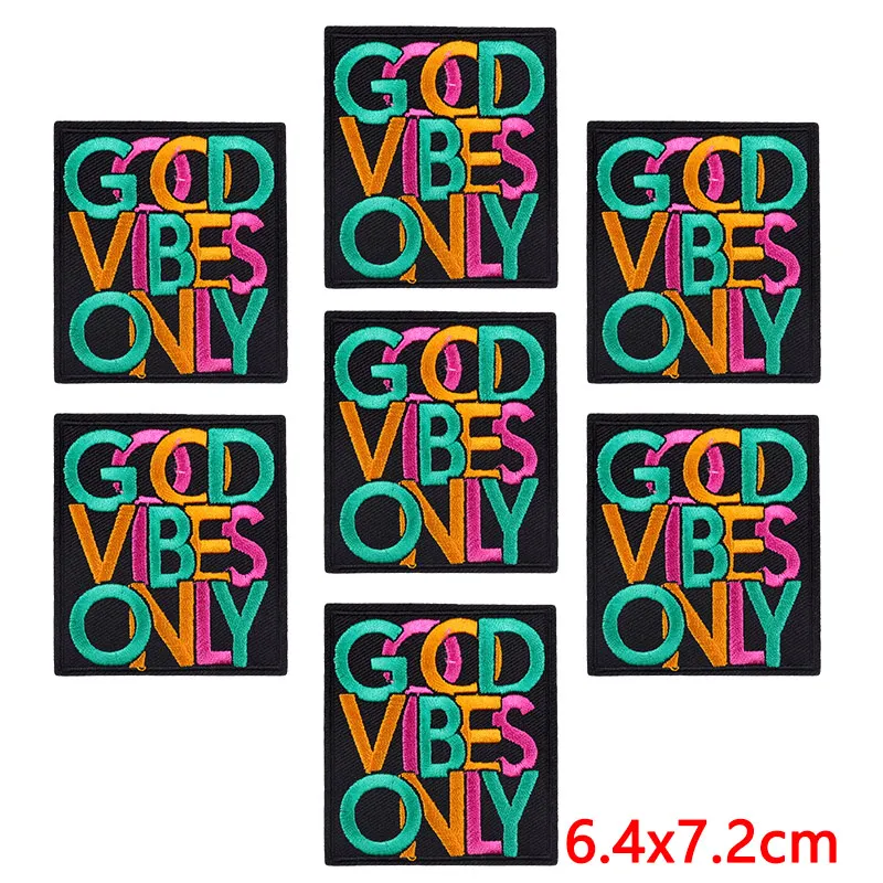 10 unids/lote cultura subterránea bordado hierro en parche Hip Hop Punk tema oscuro para chaqueta chaleco Rebel accesorio de moda parche para coser - imagen 4