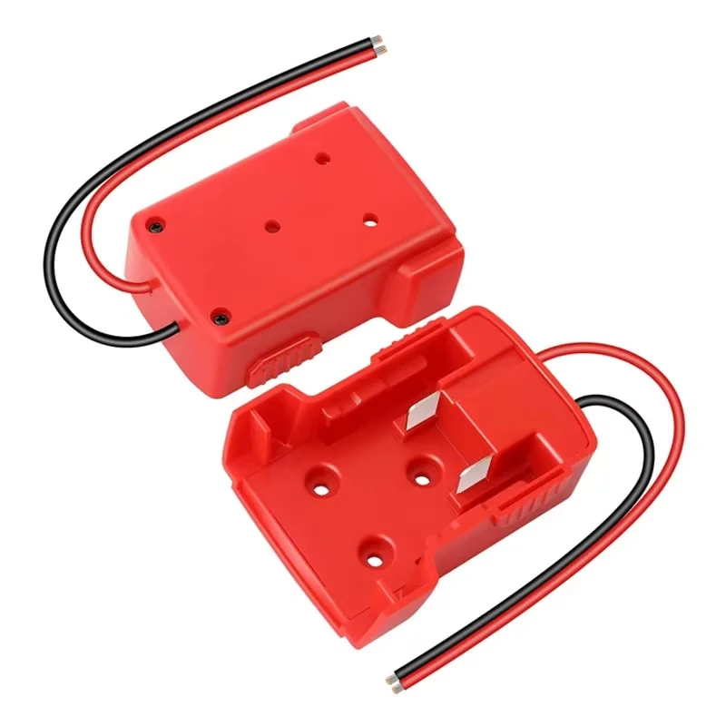 Adaptador de batería para Milwaukee, montaje de fuente de alimentación para batería de litio Milwaukee de 18V, conector de alimentación para juguetes robóticos de camiones RC - imagen 3