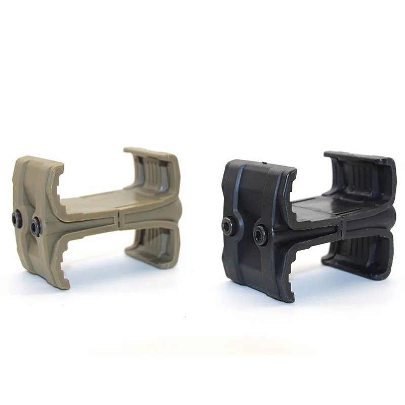 Soporte de acoplador de cargador Dual táctico M4, bolsa de Clip para AR15, M4, MAG59, abrazadera de conector Airsoft Mag, enlace paralelo para tiro - imagen 3