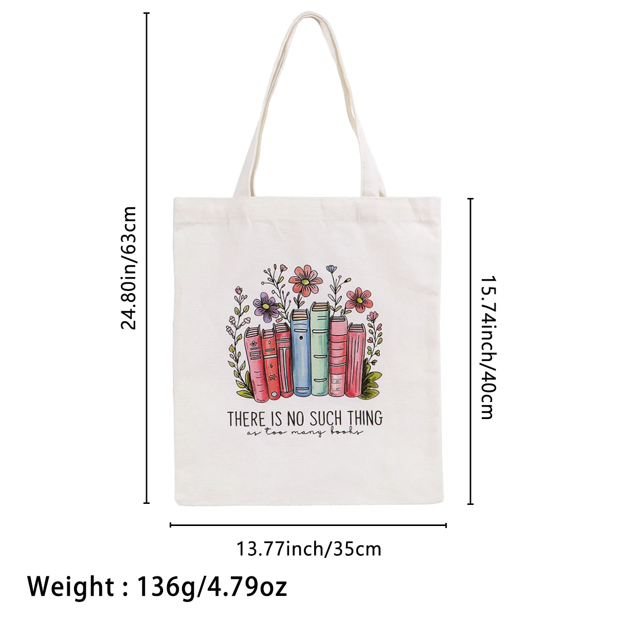 Bolso de lona resistente estilo vintage para mujer – exterior - imagen 5