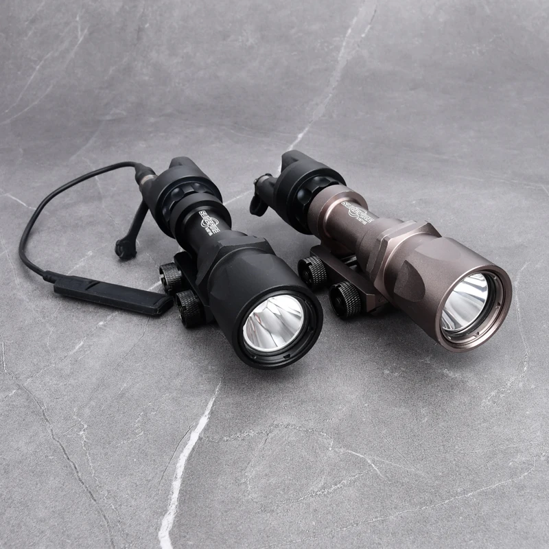 Surefir-linterna LED blanca M951, luz de explorador de Metal con doble cola, táctica, Airsoft, Rifle, caza, carril de 20mm - imagen 3