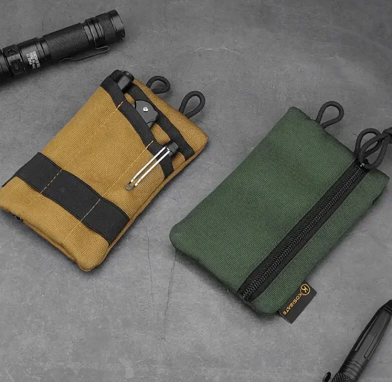 Bolso EDC para llaves, tarjetas y monedas