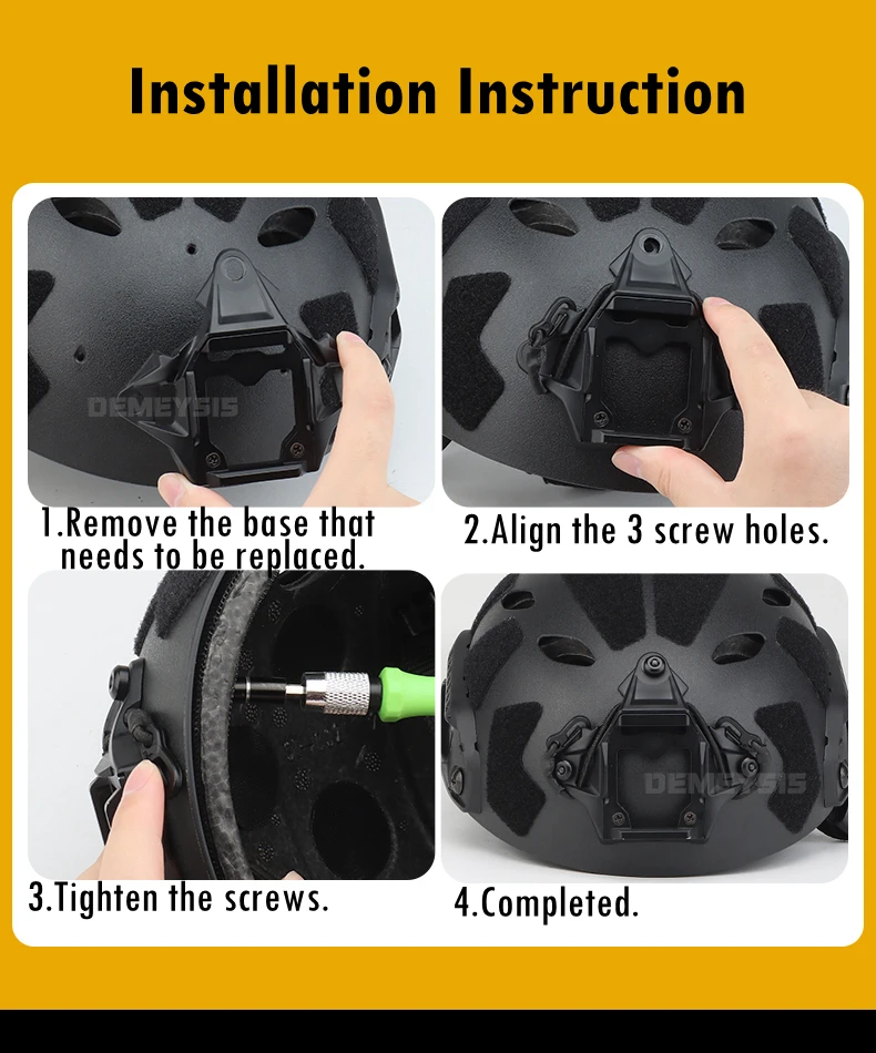 Adaptador NVG VAS - Proceso de instalación
